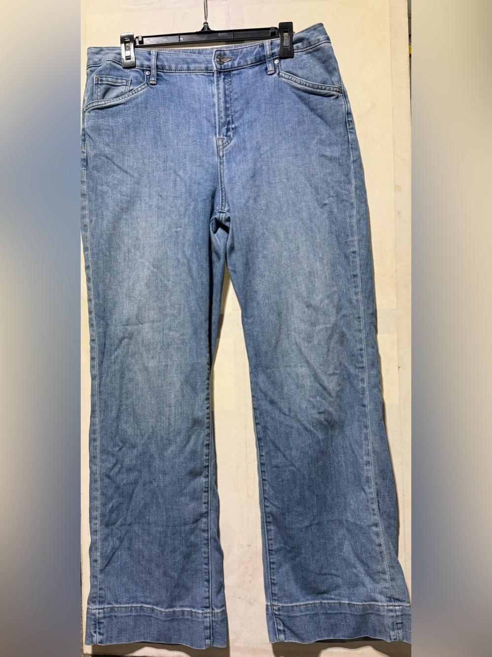 Chico's Trolser Jean Light Blue Wide Leg Women's Jeans